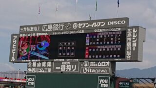 今シーズン初観戦は敗戦！　対中日戦